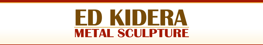 Ed Kidera Meltal Sculpture